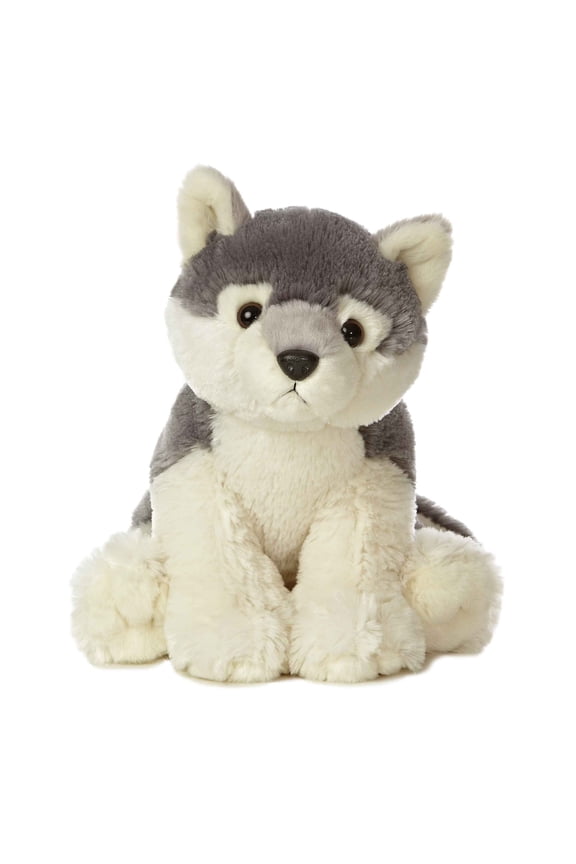 Aurora - Medium Gray Destination Nation - 11" Wolf - Adventurous Stuffed Animal