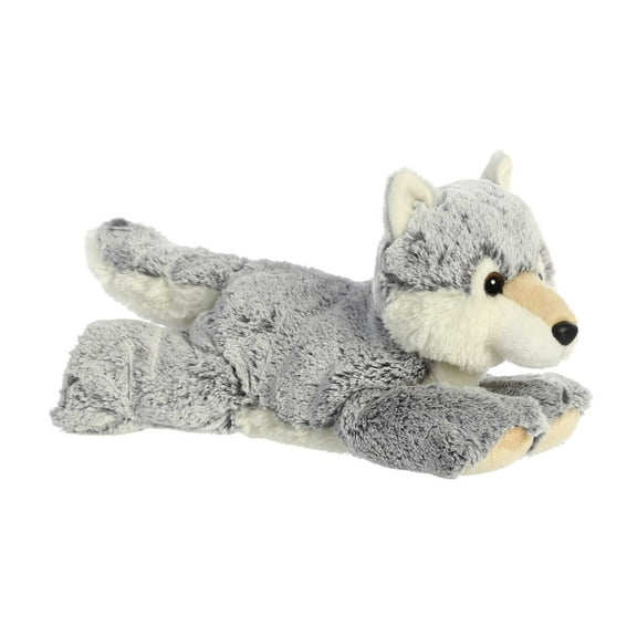 Aurora - Medium Gray Flopsie - 11.5" Winter Wolf - Adorable Stuffed Animal