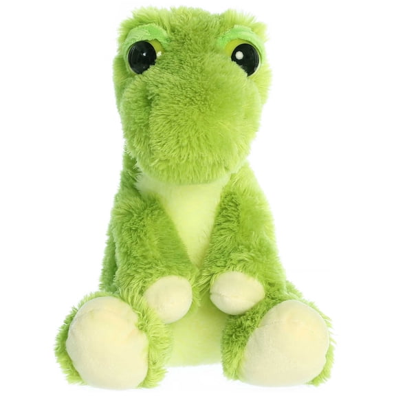 Aurora - Medium Green Dreamy Eyes - 9" T-rex - Enchanting Stuffed Animal