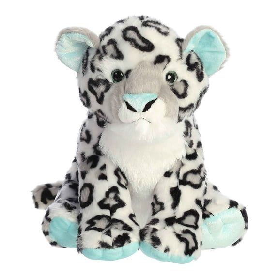 Aurora - Medium Mint Destination Nation - 10.5" Snow Leopard Mint - Adventurous Stuffed Animal