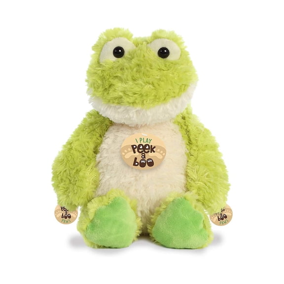 Aurora - Medium Peek-A-Boo - 12" Frog - Playful Stuffed Animal