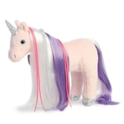 Aurora - Medium Pink Breyer - Mane Event - 10" Starlight Unicorn - Exquisite Stuffed Animal