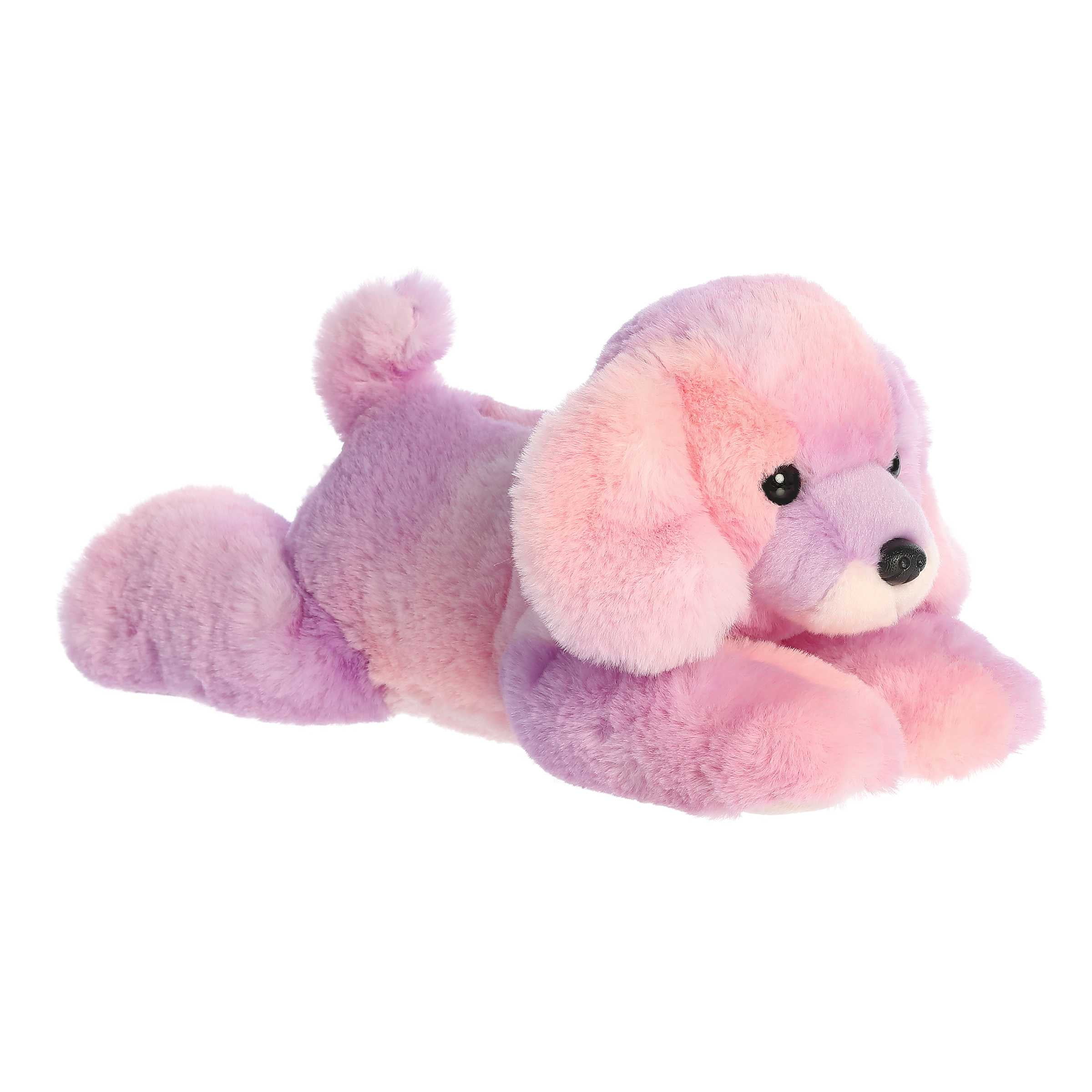 Aurora Fluffy Floppy Pal, Medium Pink Flopsie 12