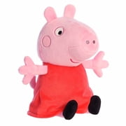 Aurora - Medium Pink Playful Stuffed Animal - 9.5" Peppa Pig