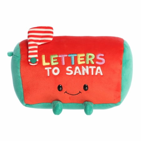 Aurora - Medium Red Festive Stuffed Animal - 10" Letters To Santa - JUST SAYIN'