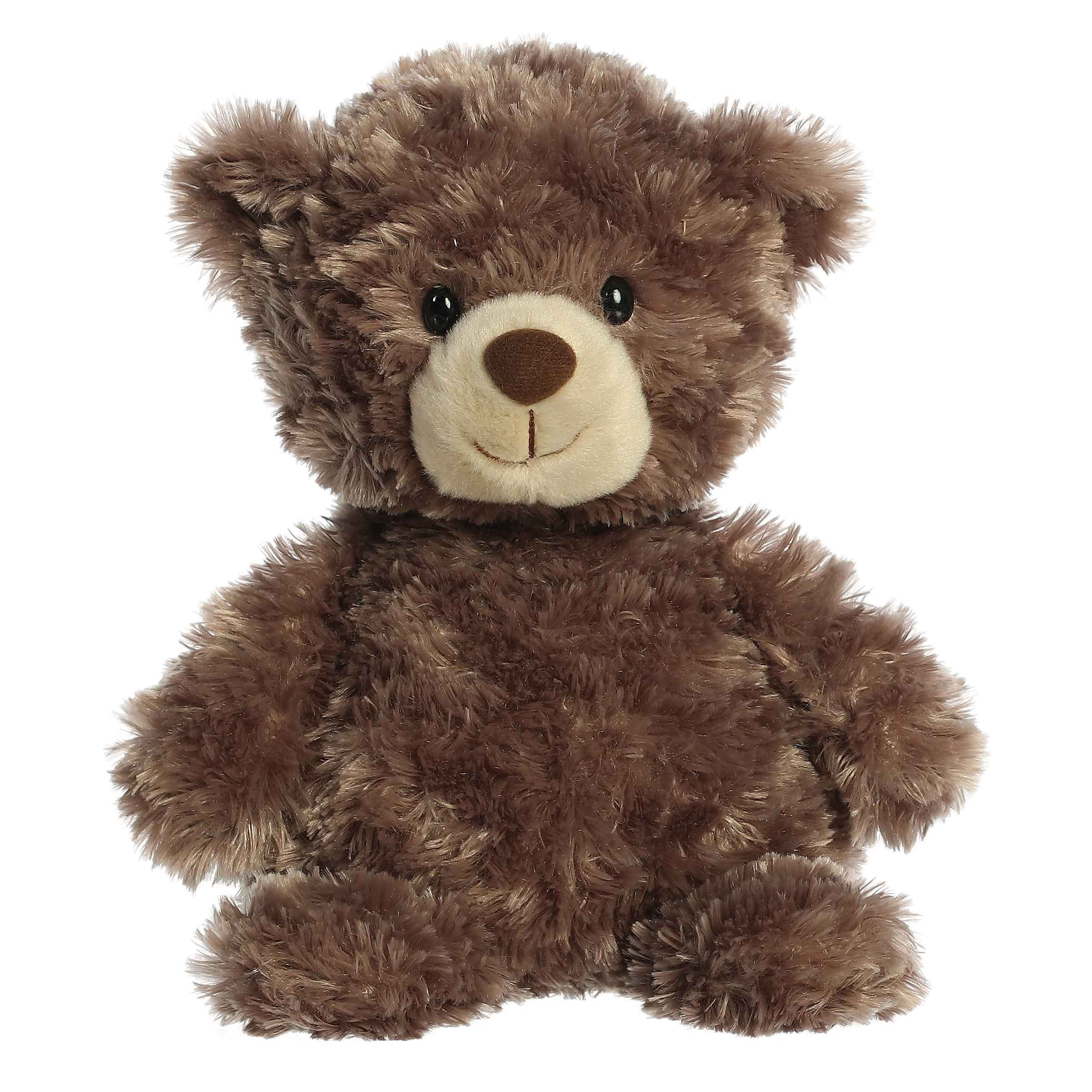 Aurora - Medium Taupe Bear - 12" Tummy Bear - Snuggly Stuffed Animal
