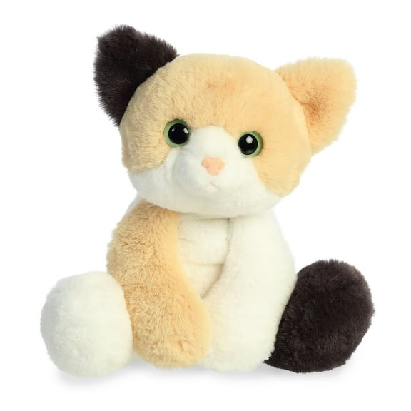 Aurora - Medium White Flopsie - 13" Callie Cat - Adorable Stuffed Animal