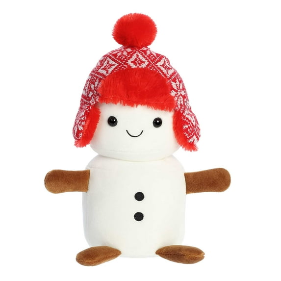 Aurora - Medium White Holiday - Land of Lils 8.5" Lil' Flurry - Festive Stuffed Animal
