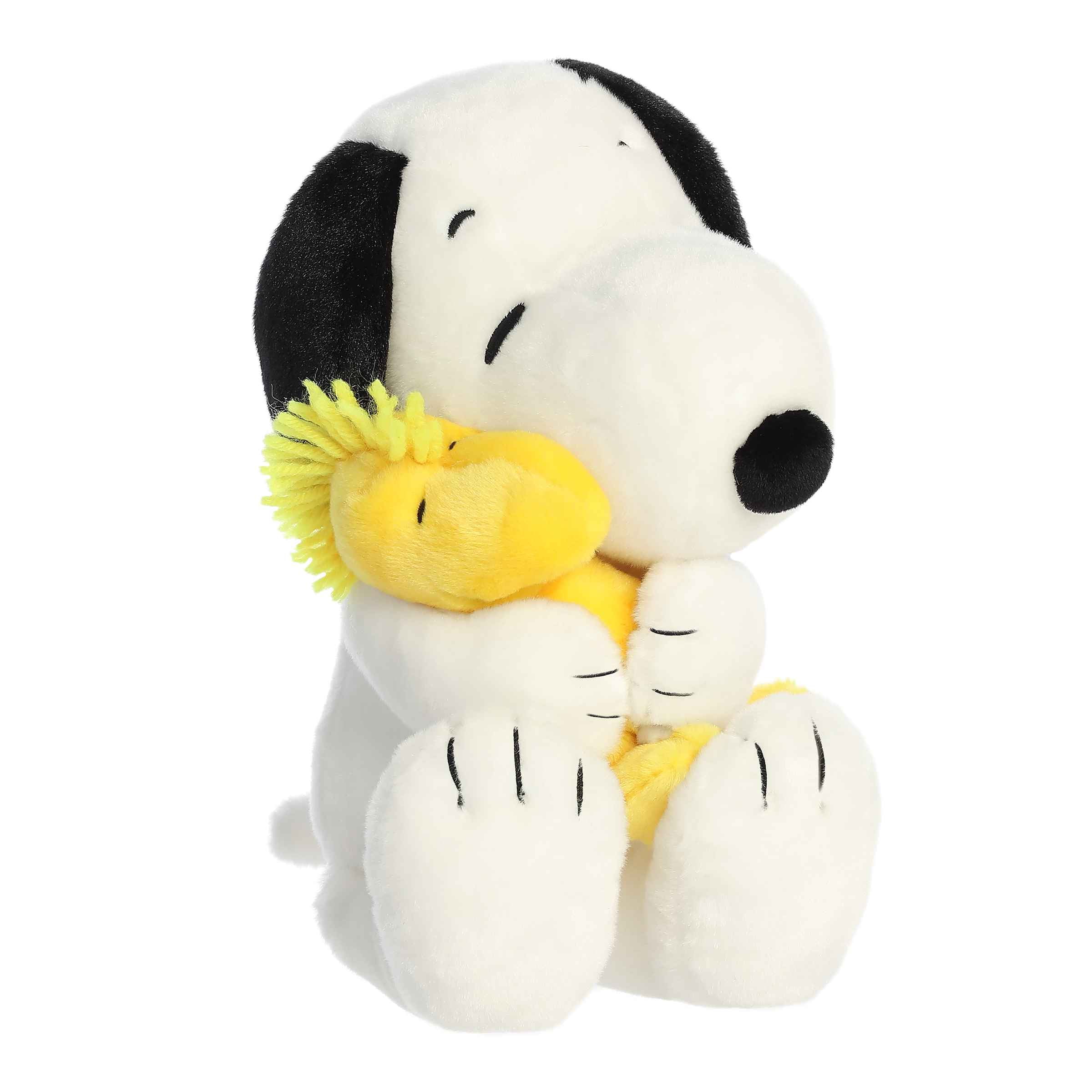 Aurora - Medium White Peanuts - 13" Big Hugs Snoopy & Woodstock - Adorable Stuffed Animal