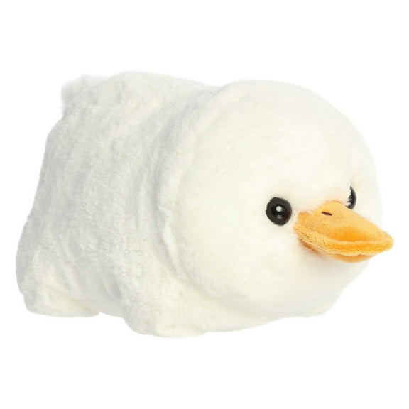 Aurora - Medium White Spudsters - 11.5" Delia Duck - Adorable Stuffed Animal