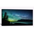 thumbnail image 1 of Aurora And The Milky Way Wall Art Aurora Borealis Picture Canvas Art Northern Lights Framed Painting Wall Decor For Home Office Bedroom Livingroom Reeady to Hang, 1 of 6