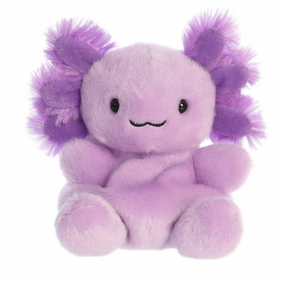 Aurora - Mini Adorable Stuffed Animal - 5" Xavier Purple Axolotl - Palm Pals