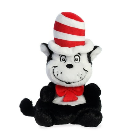 Aurora - Mini Black Dr. Seuss - Palm Pals 6" Cat In The Hat - Whimsical Stuffed Animal