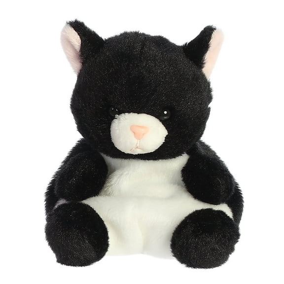 Aurora - Mini Black Palm Pals - 6" Cricket Cat - Adorable Stuffed Animal