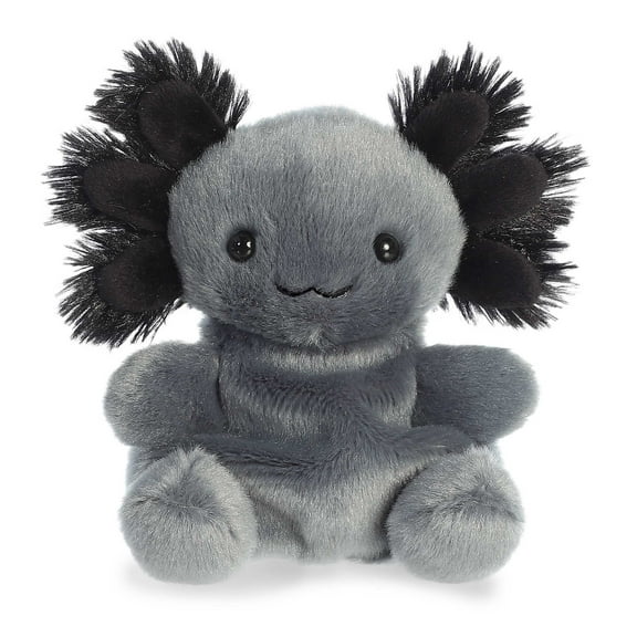Aurora - Mini Black Palm Pals - 5" Onyx Axolotl - Adorable Stuffed Animal