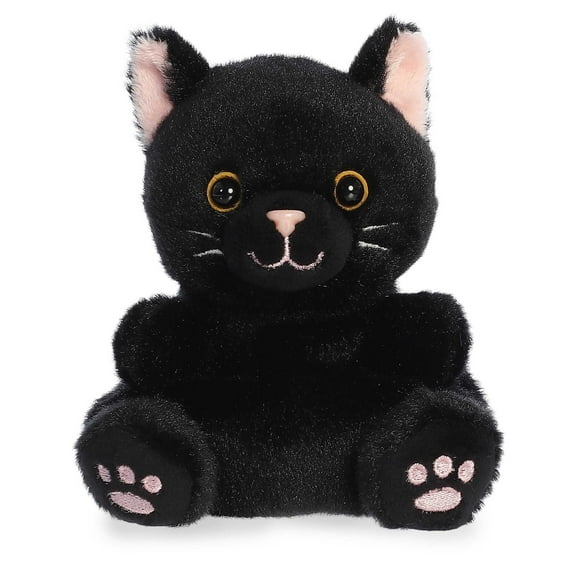 Aurora - Mini Black Palm Pals - 4.5" Twilight Black Cat - Adorable Stuffed Animal