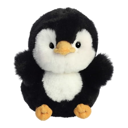Aurora - Mini Black Rolly Pet - 5" Peewee Penguin - Playful Stuffed Animal