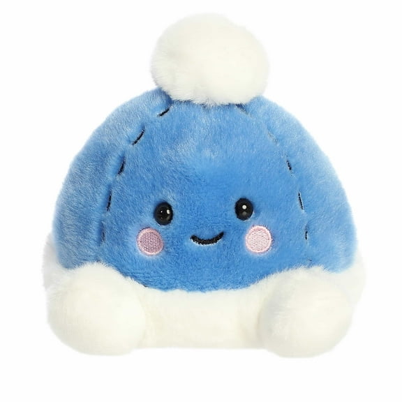 Aurora - Mini Blue Festive Stuffed Animal - 5" Vail Beanie - Palm Pals