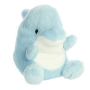 Aurora - Mini Blue Palm Pals - 5.5 Clicks Dolphin - Adorable Stuffed Animal