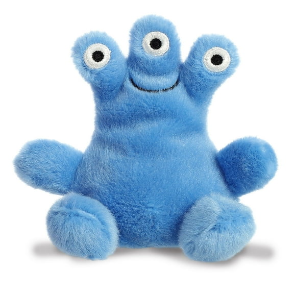 Aurora - Mini Blue Palm Pals - 4" Zeke Monster - Adorable Stuffed Animal