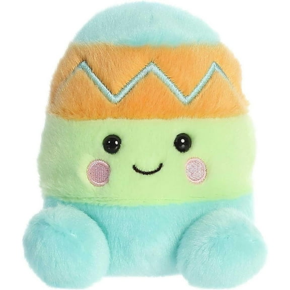 Aurora Adorable Palm Pals Ziggy Egg Stuffed Animal - Pocket-Sized Play - Collectable Fun - Blue 5 Inches