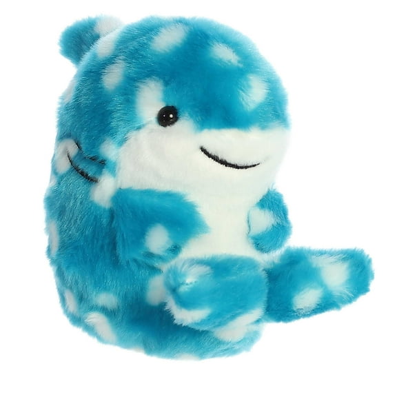 Aurora - Mini Blue Rolly Pet - 5.5" Willa Whale Shark - Playful Stuffed Animal