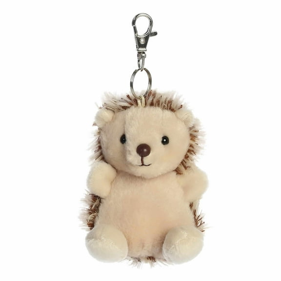 Aurora - Mini Brown Adorable Clip-On - 4" Hedgie Hedgehog - Palm Pals