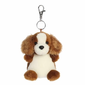 Aurora - Mini Brown Adorable Clip-On - 4" Lady Spaniel - Palm Pals