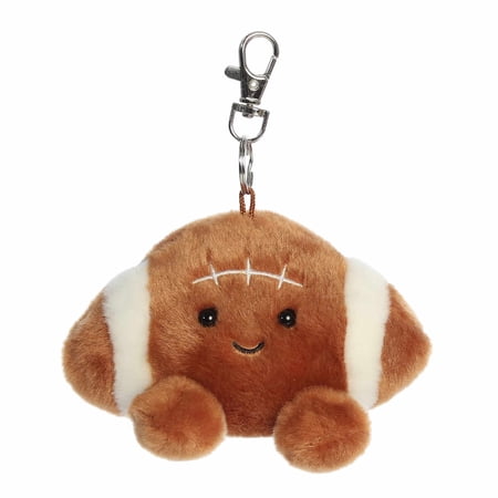 Aurora - Mini Brown Adorable Clip-On - 5" Tackle Football - Palm Pals
