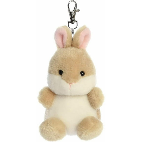 Aurora Palm Pals Ella Bunny 4 Inch Clip-On Stuffed Animal Toy, Barn