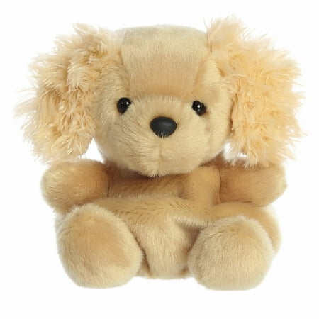 Aurora - Mini Brown Adorable Stuffed Animal - 5" Oatmeal Goldendoodle - Palm Pals