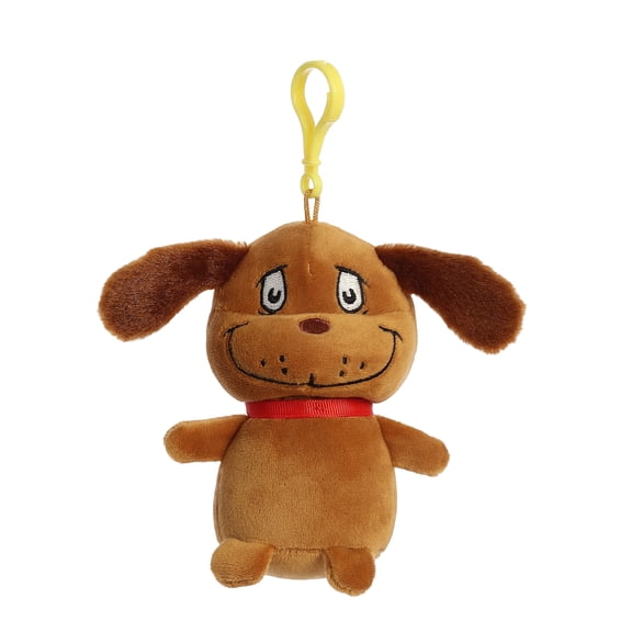 Aurora - Mini Brown Dr. Seuss - 4.5" Squishy Max Clip-On - Whimsical Stuffed Animal