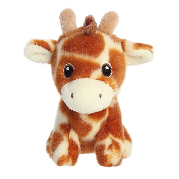 Aurora - Mini Brown Eco Nation - 5" Mini Giraffe - Eco-Friendly Stuffed Animal
