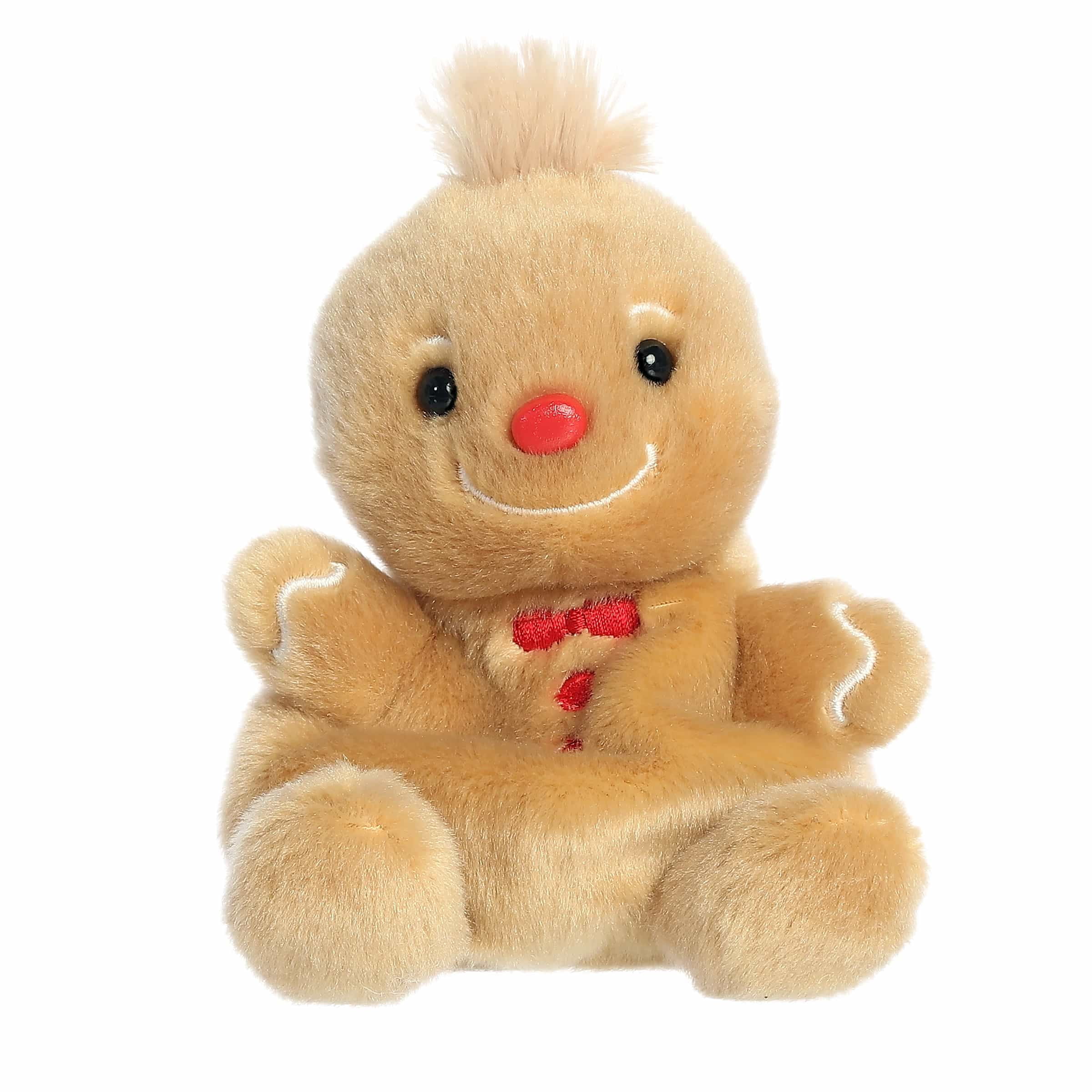 Aurora, Mini Brown Festive Stuffed Animal, 5