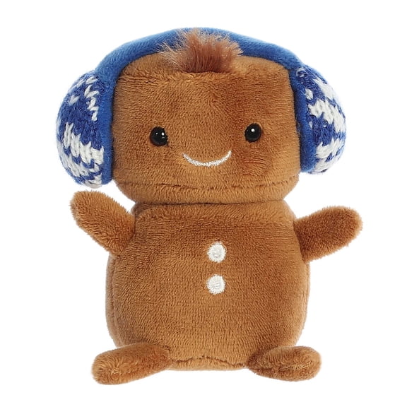 Aurora - Mini Brown Holiday - Land of Lils 4" Lil' Gingie - Festive Stuffed Animal