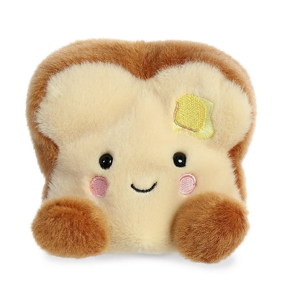 Aurora - Mini Brown Palm Pals - 4.5" Buttery Toast - Adorable Stuffed Animal