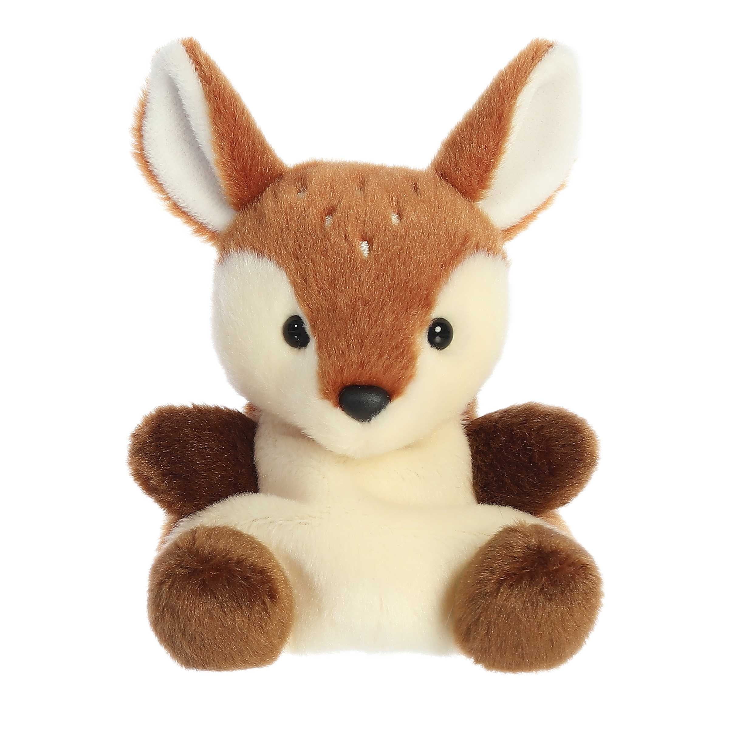 Aurora, Mini Brown Palm Pals Plush Stuffed Animal, 5