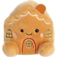 thumbnail image 1 of Aurora - Mini Brown Palm Pals - 5" Darlene Gingerbread House - Festive Stuffed Animal, 1 of 4