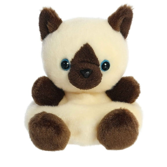 Aurora - Mini Brown Palm Pals - 5" Dusty Siamese Kitty - Adorable Stuffed Animal