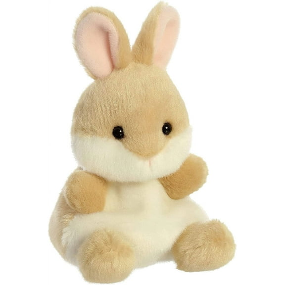 Aurora - Mini Brown Palm Pals - 4.5" Ella Bunny - Adorable Stuffed Animal