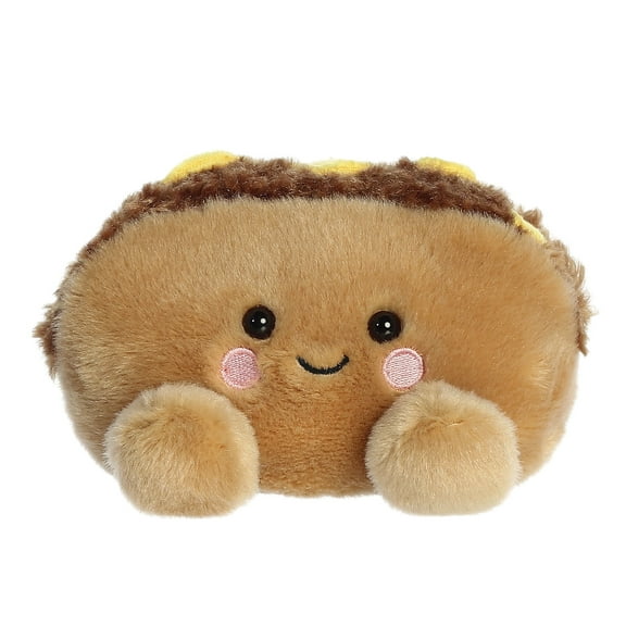 Aurora - Mini Brown Palm Pals - 5" Mike Philly Cheesesteak - Adorable Stuffed Animal