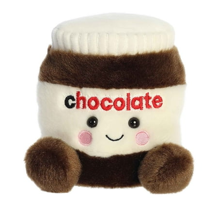 Aurora - Mini Brown Palm Pals - 4.5" Silky Chocolate Spread - Adorable Stuffed Animal
