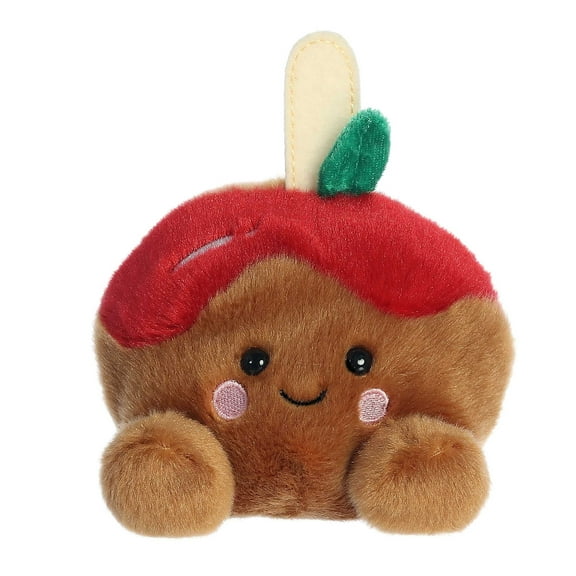 Aurora - Mini Brown Palm Pals - 4" Sticky Caramel Apple - Adorable Stuffed Animal