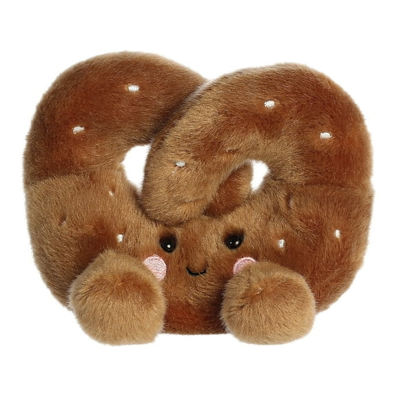 Aurora - Mini Brown Palm Pals - 5.5" Twist Pretzel - Adorable Stuffed Animal