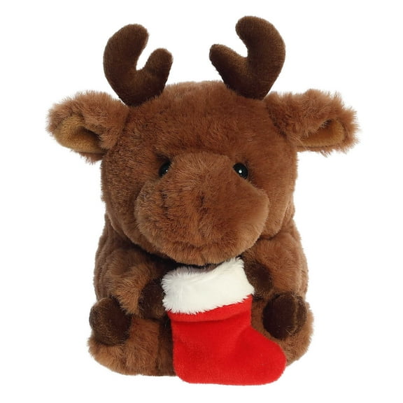 Aurora - Mini Brown Rolly Pet - 6" Markus Moose - Festive Stuffed Animal
