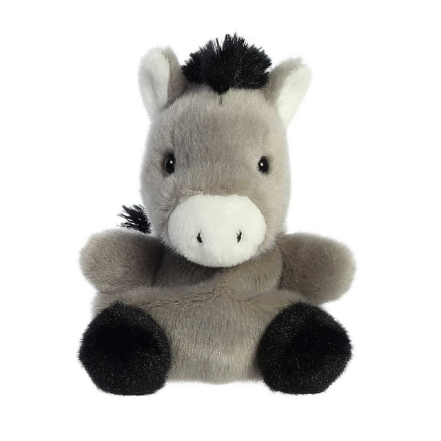 Aurora - Mini Gray Palm Pals - 5" Eli Donkey - Adorable Stuffed Animal ...