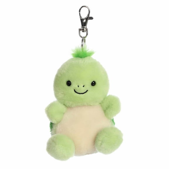 Aurora - Mini Green Adorable Clip-On - 4" Tiny Turtle - Palm Pals