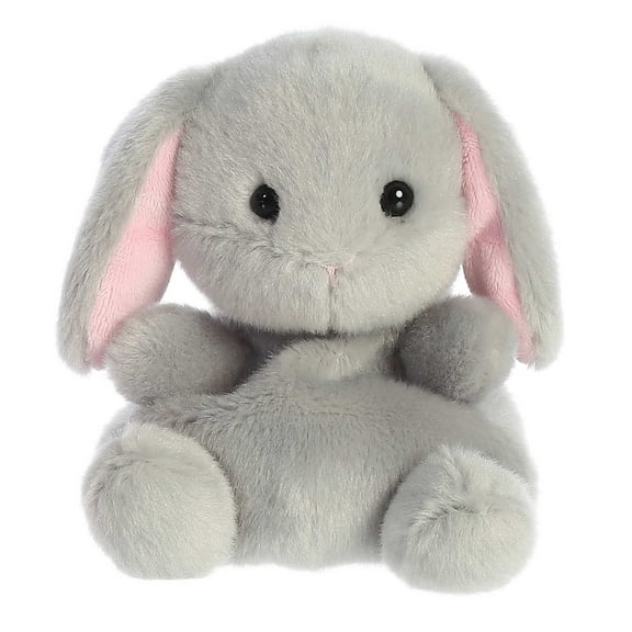 Aurora - Mini Grey Palm Pals - 5" Pebbles Bunny - Adorable Stuffed Animal