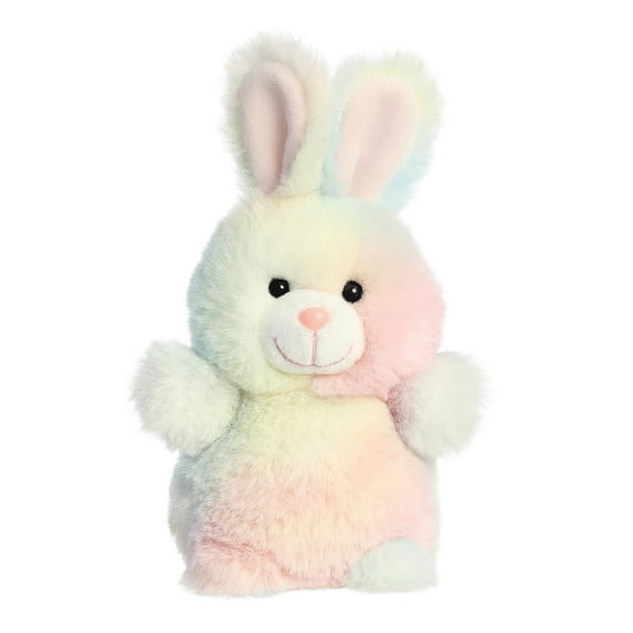 Aurora - Mini Multicolor Spring - 5" Lollipop Bunny - Vibrant Stuffed Animal