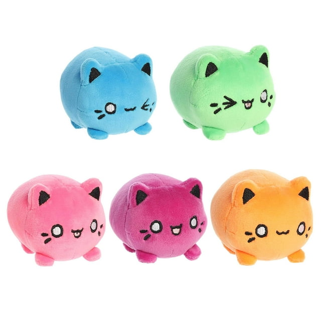 Aurora - Mini Multicolor Tasty Peach - 3.5" Meowchi Surprise Plush ...